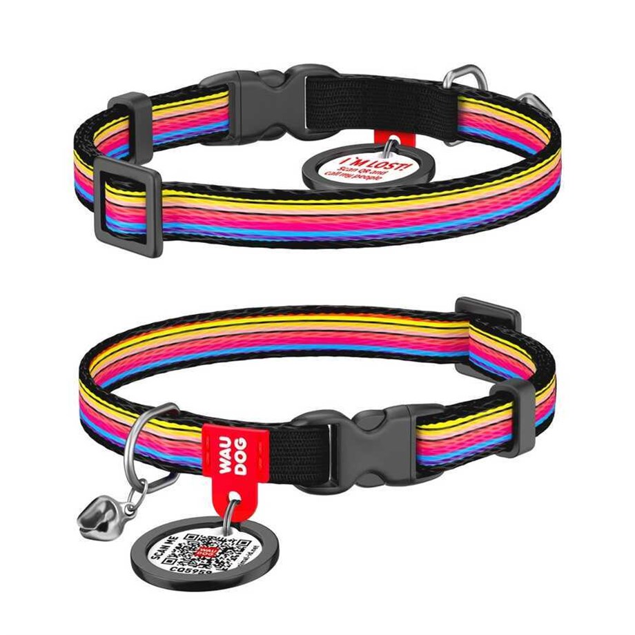 Collar QR Pasaportlu Kedi Boyun Tasması 20-30 Cm 10 MM 