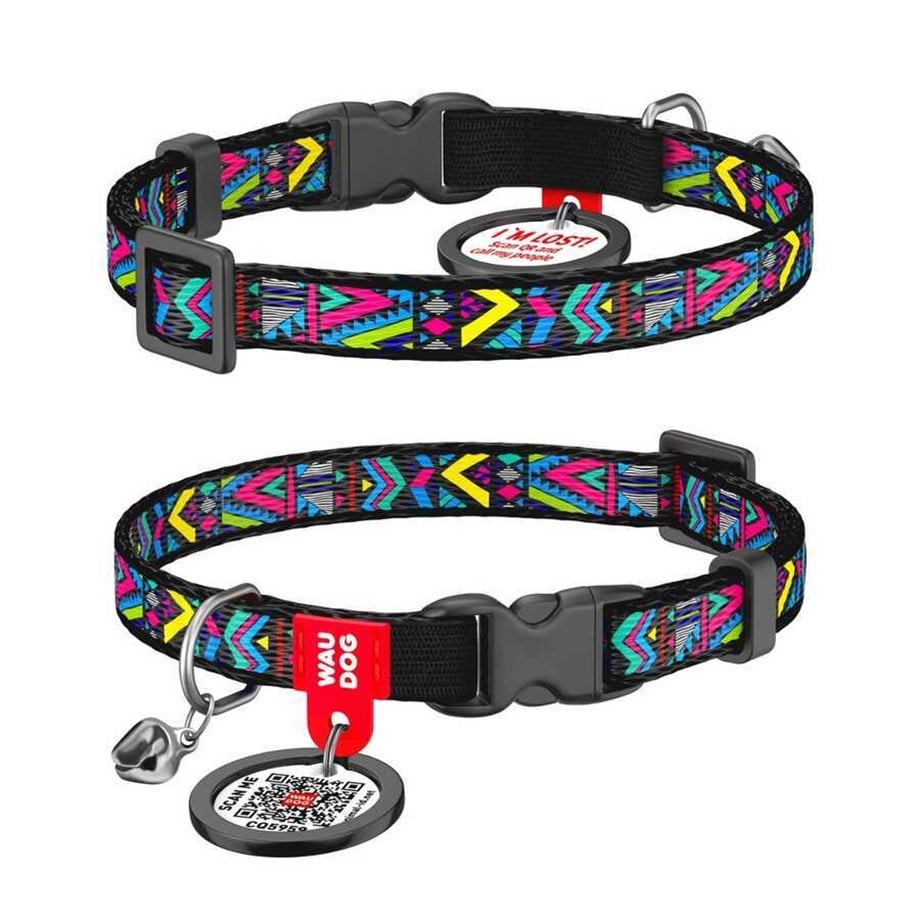 Collar QR Pasaportlu Kedi Boyun Tasması 20-30 Cm 10 MM 