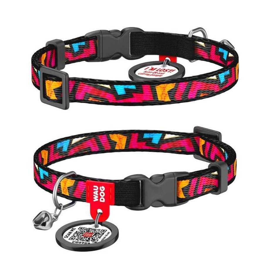 Collar QR Pasaportlu Kedi Boyun Tasması 20-30 Cm 10 MM 