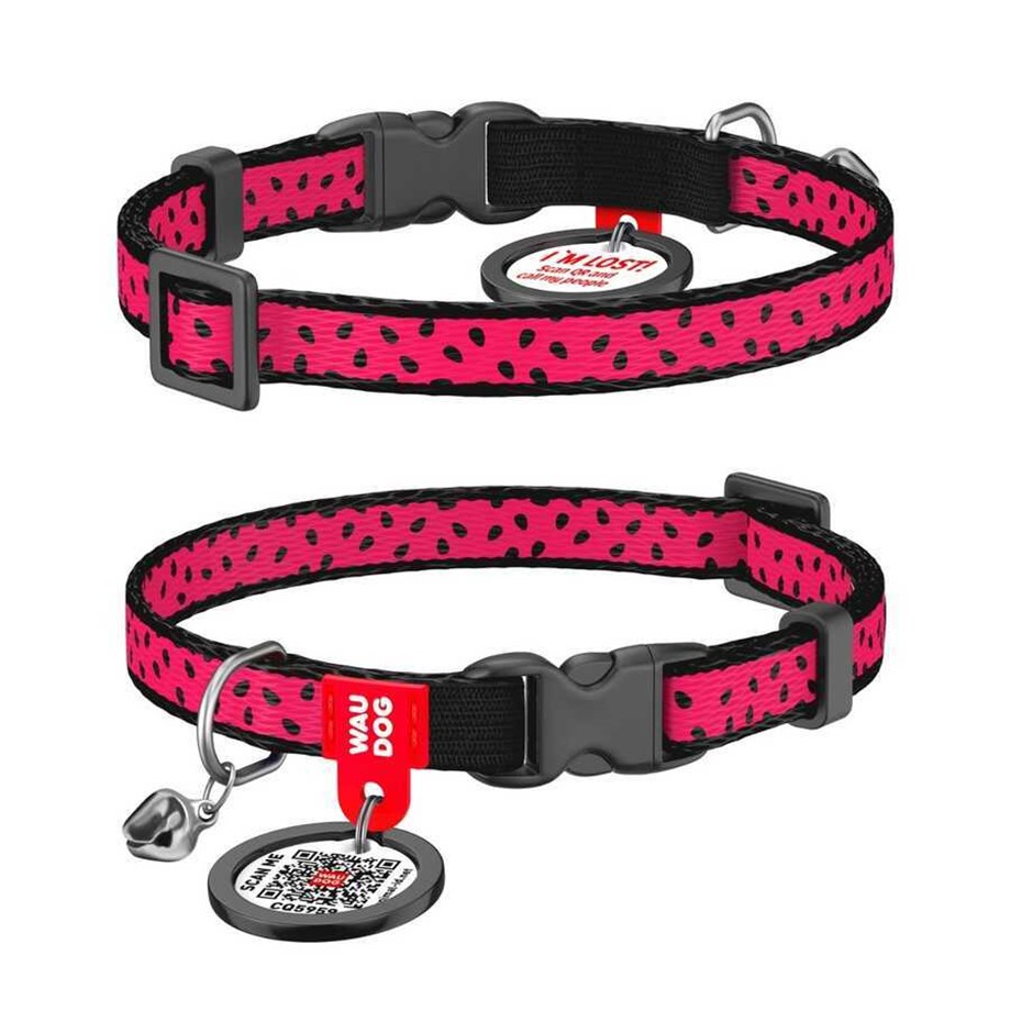 Collar QR Pasaportlu Kedi Boyun Tasması 20-30 Cm 10 MM 