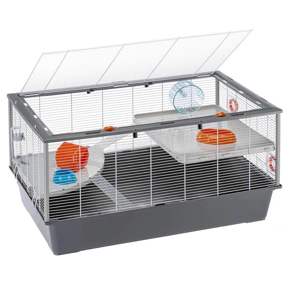 Criceti 100 Hamster Tavşan ve Guine Pig Kafesi Beyaz