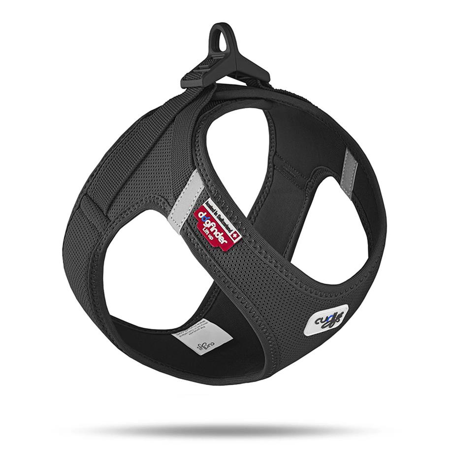 Curli Vest Göğüs Tasması Clasp Air-Mesh Siyah 3XS