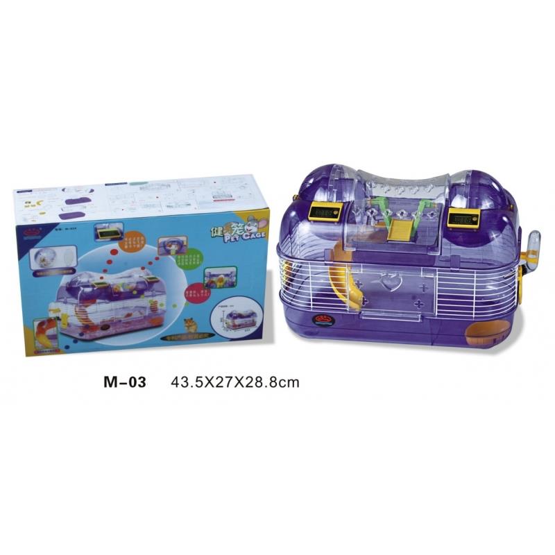 Dayang Hamster Kafesi Sayaçlı 43X27X28.8