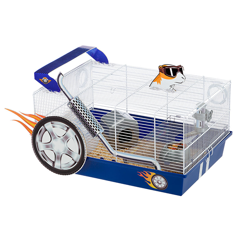 Dragster Hamster Kafesi Yarış Arabası Temalı