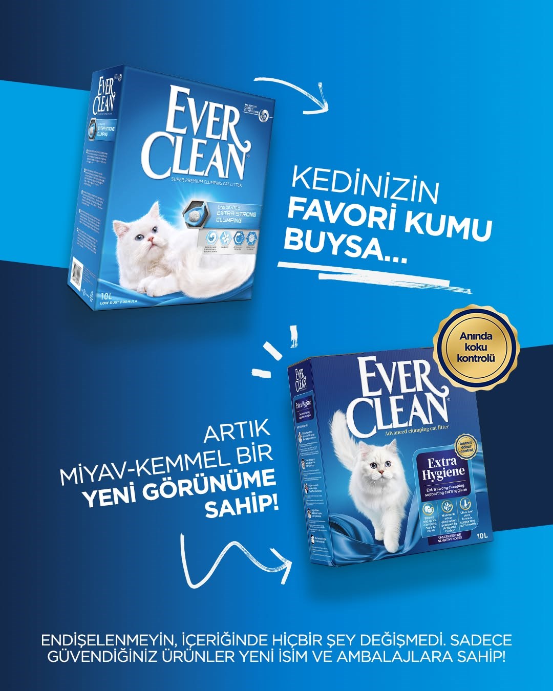 Ever Clean Extra Strong Ekstra Güçlü Kokusuz Kedi Kumu 10 Lt