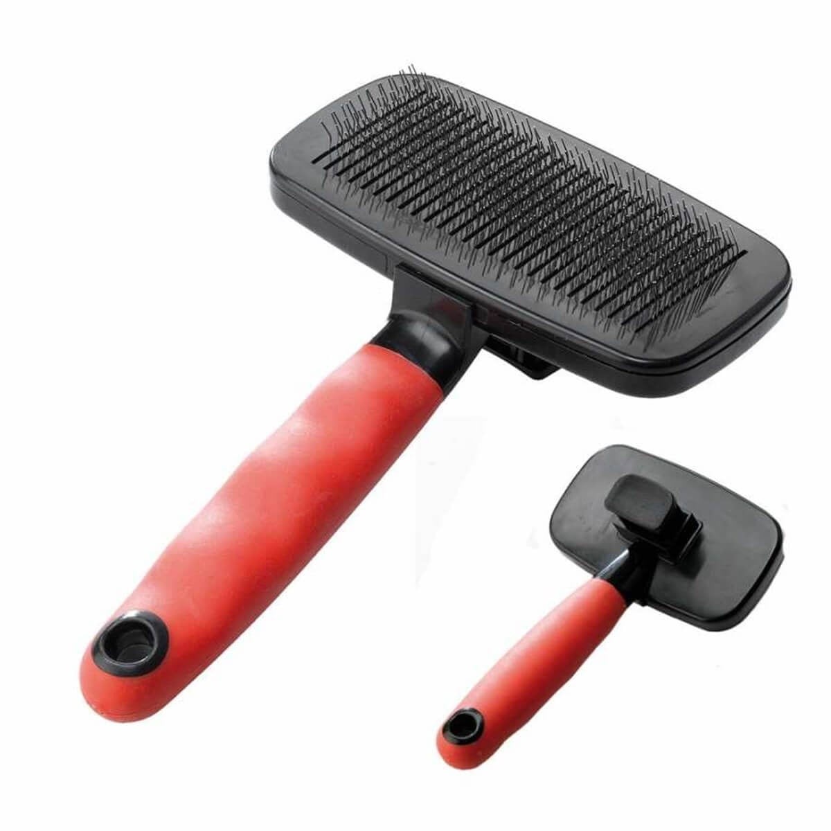 Ferplast Gro 5956 Temizleme Mekanizmalı Köpek Tarama Fırçası 19cm