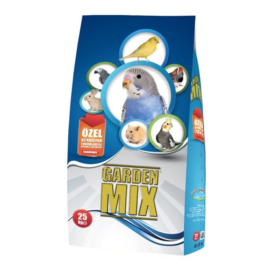 Garden Mix Sade Muhabbet Kuşu Yemi 25 Kg