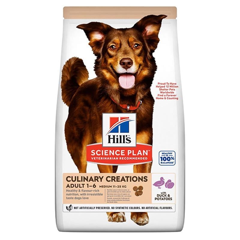 Hills Culinary Creations Ördekli ve Patatesli Yetişkin Köpek Maması 14kg