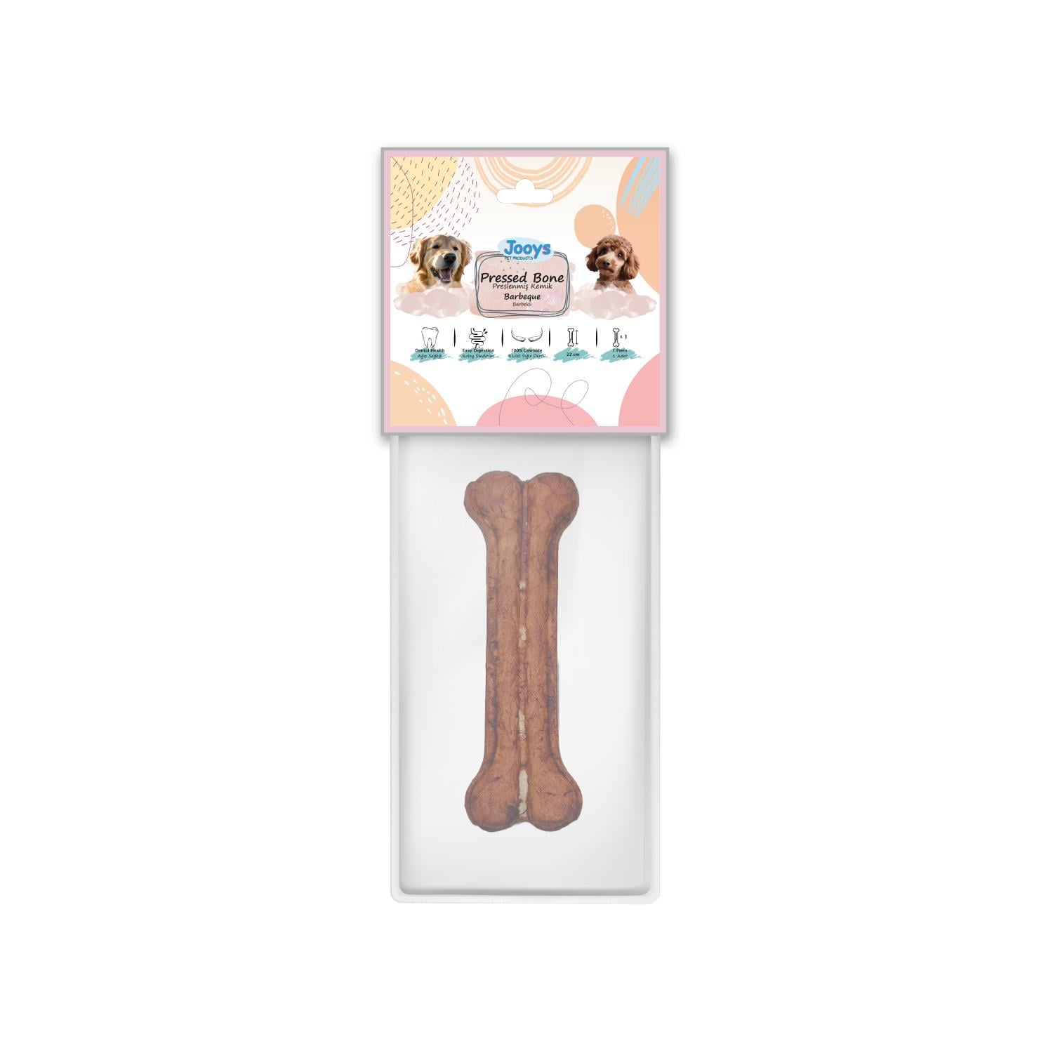 Jooys Barbekü Soslu Pres Kemik 22 cm Tekli