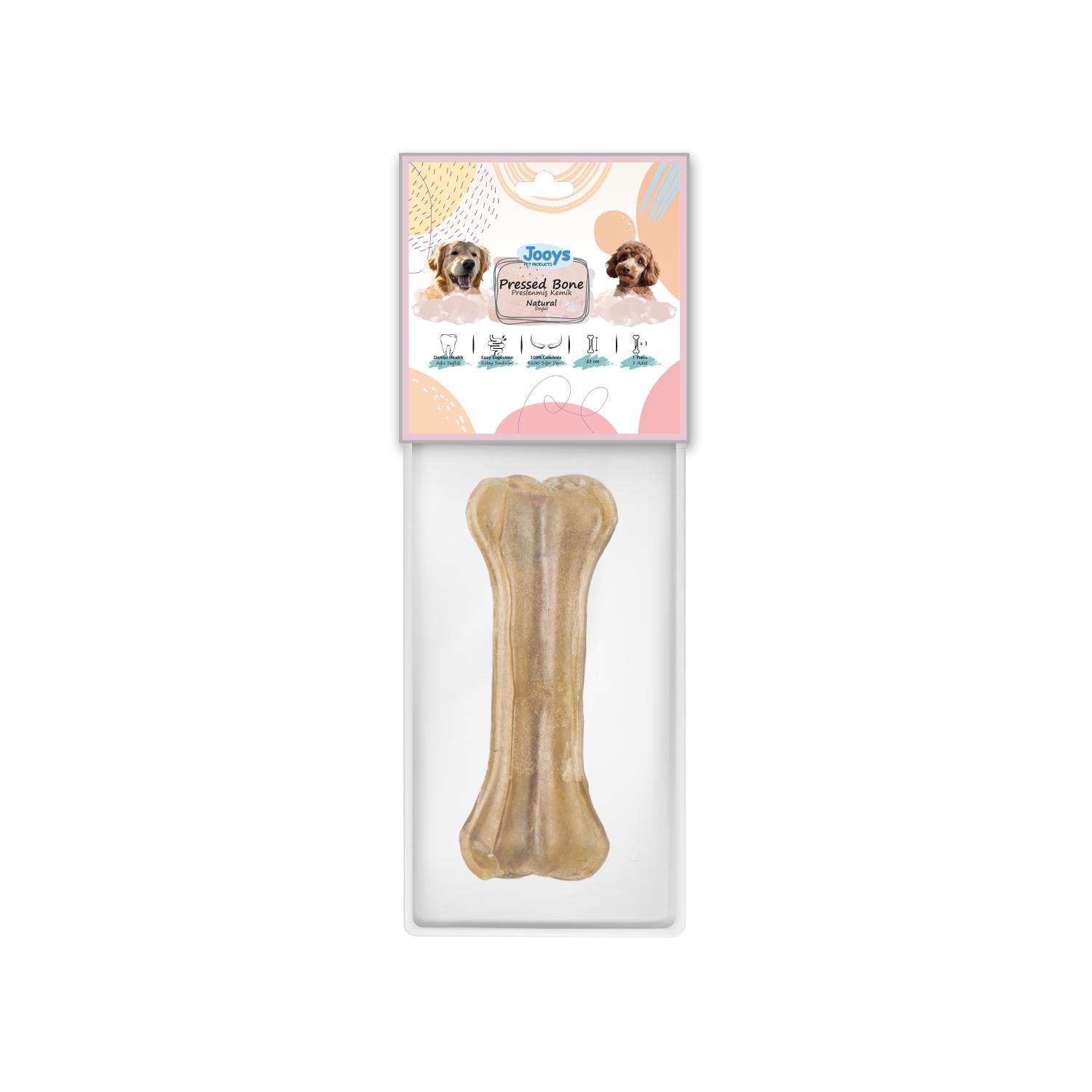 Jooys Doğal Pres Kemik 22 cm Tekli
