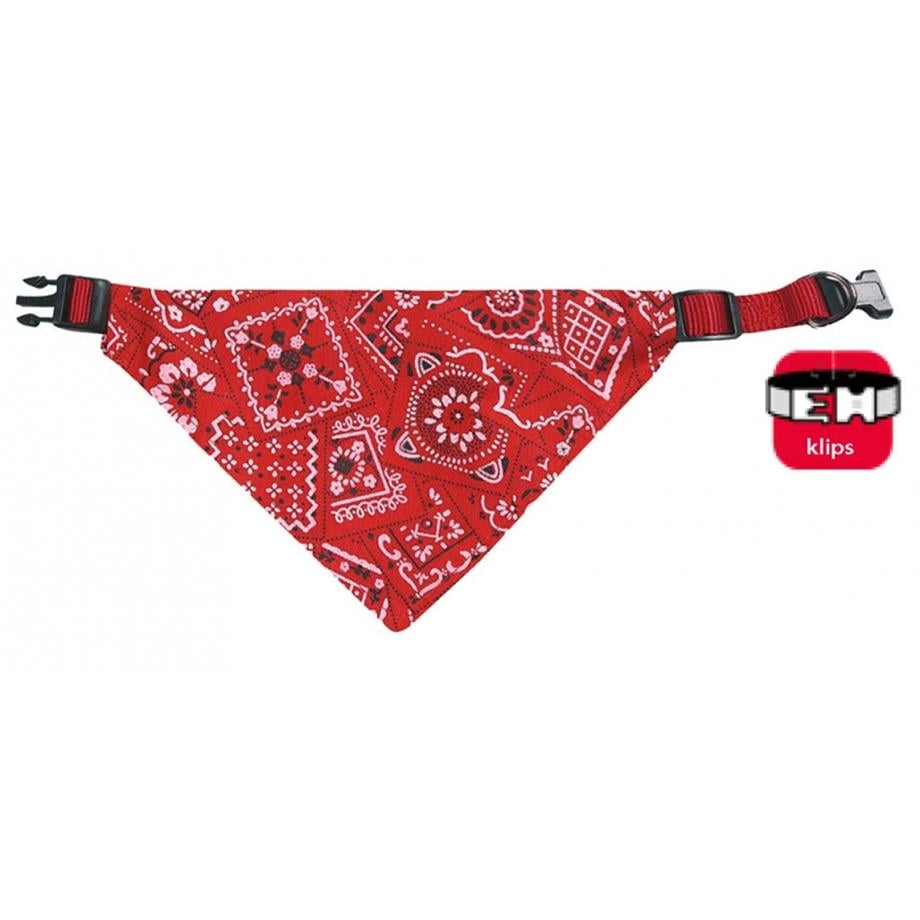 Karlie Bandanalı Tasma 40-65Cm Kırmızı