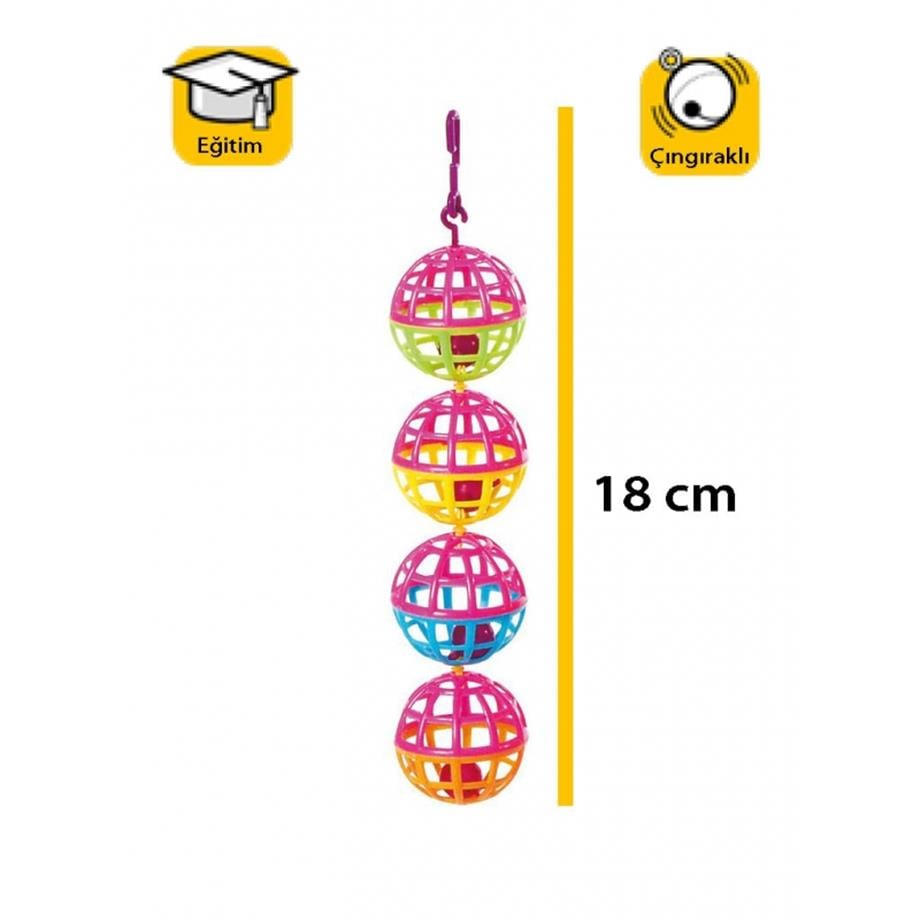 Karlie Plastik Kuş Oyuncağı 18Cm