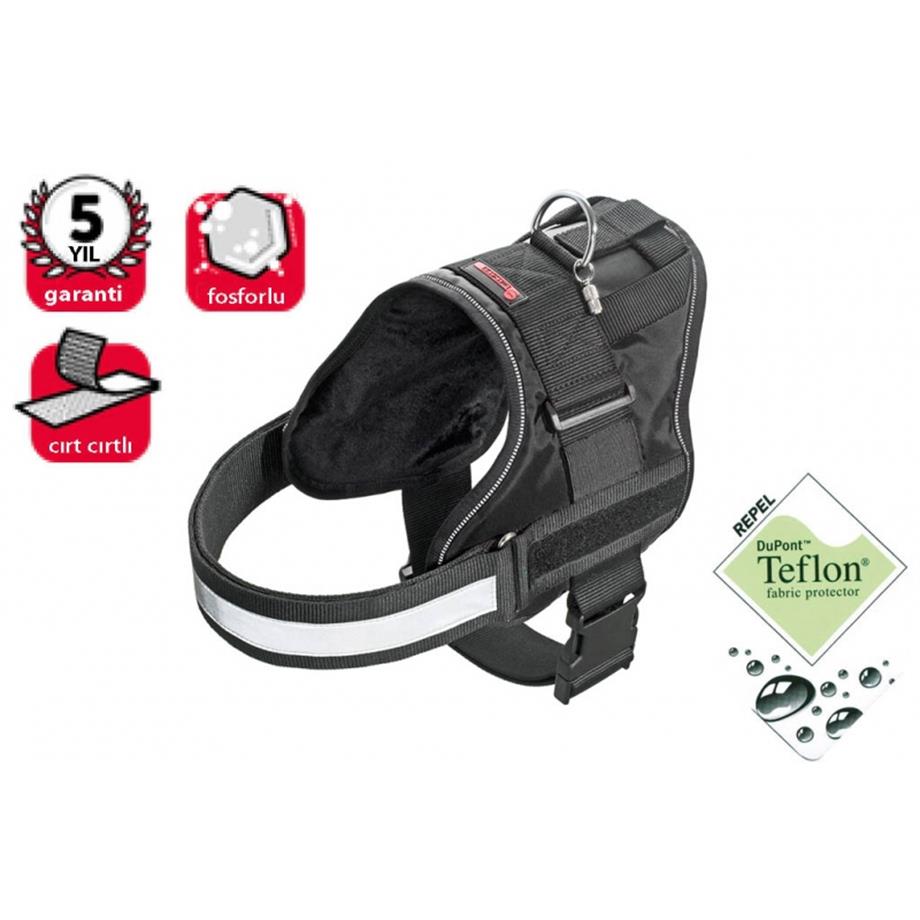 Karlıe Teflon Ref.İsimli.Göğ.Tas.M 65-77Cm Siyah