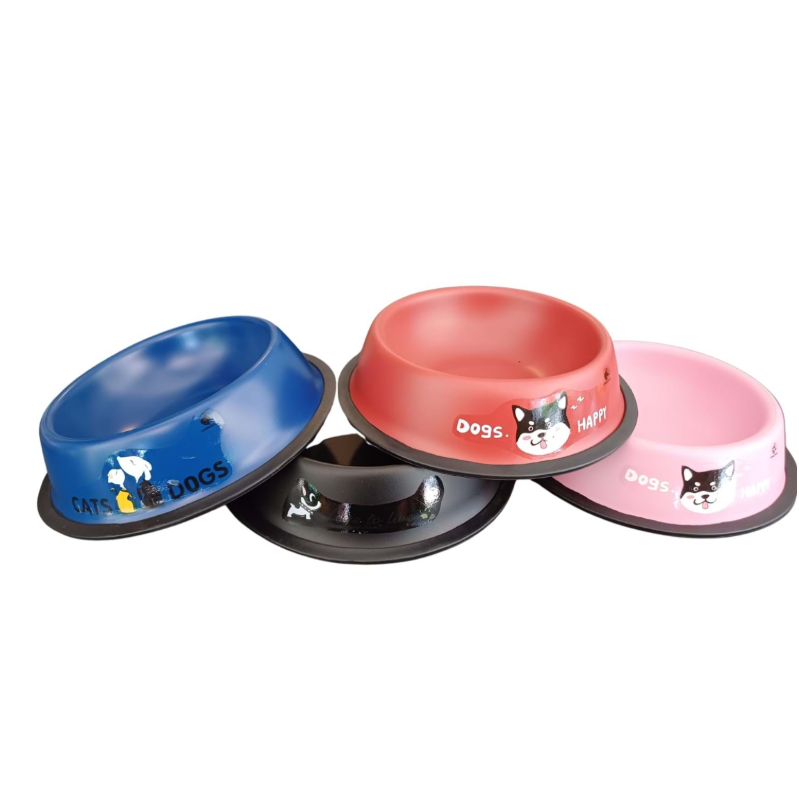 Keypet Çeşitli Renk Çelik Kedi ve Köpek Mama Kabı 18cm 16oz