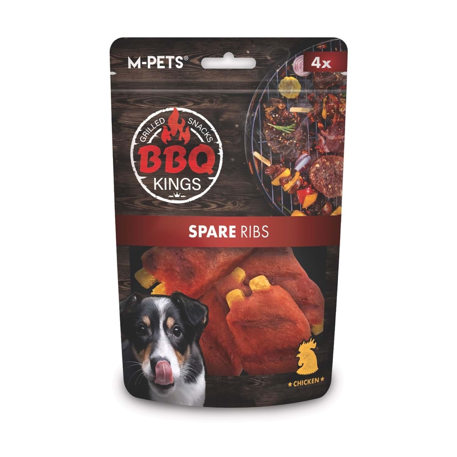 M-Pets Bbq Kıngs Spare Rıbs Chıcken Ödül 85gr