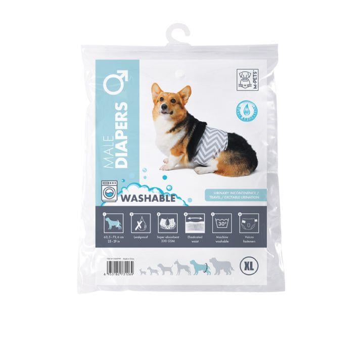 M-Pets Erkek Köpekler İçin Yıkanabilir Külot (XL)