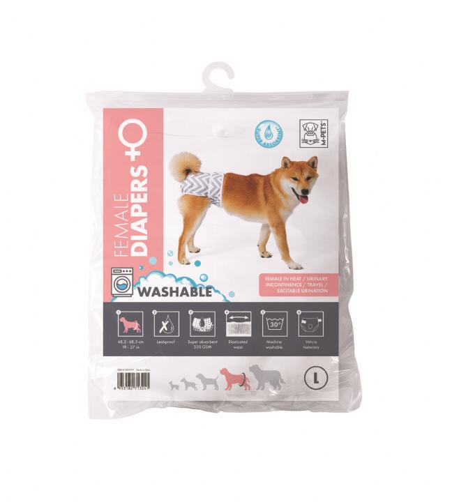 M-Pets Erkek Köpekler İçin Yıkanabilir Külot (L)