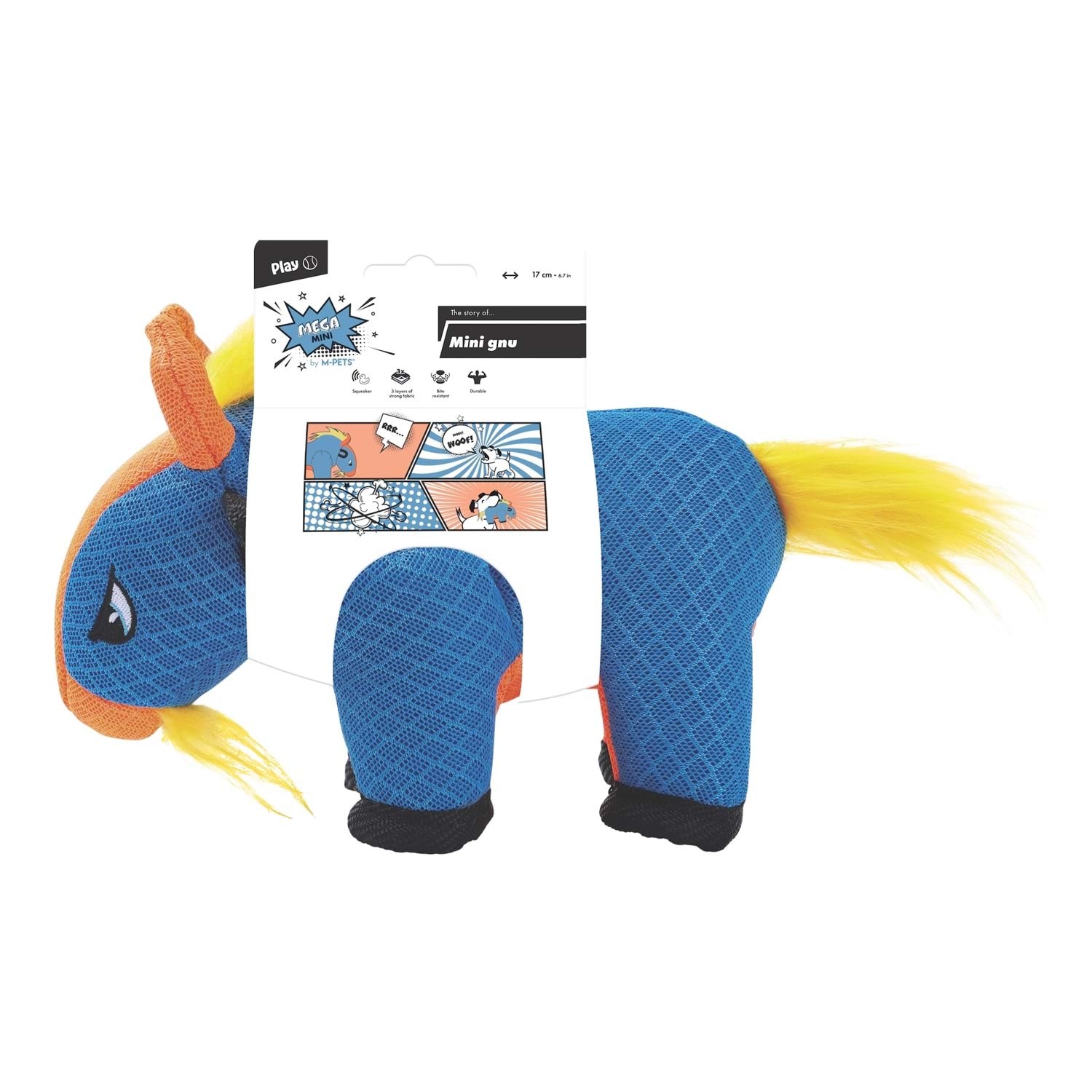 M-Pets Mega Mini Gnu Köpek Oyuncağı