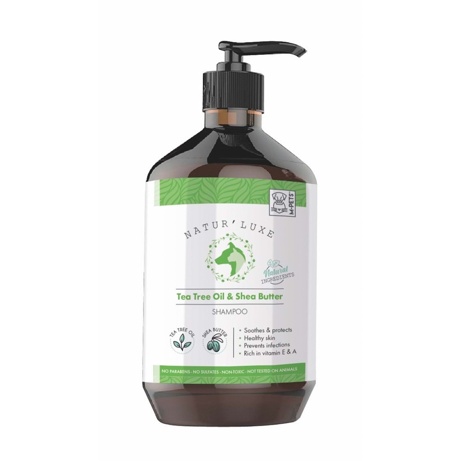 M-Pets Naturluxe Dog Shampoo Tea Tree & Shea Butter 500ml