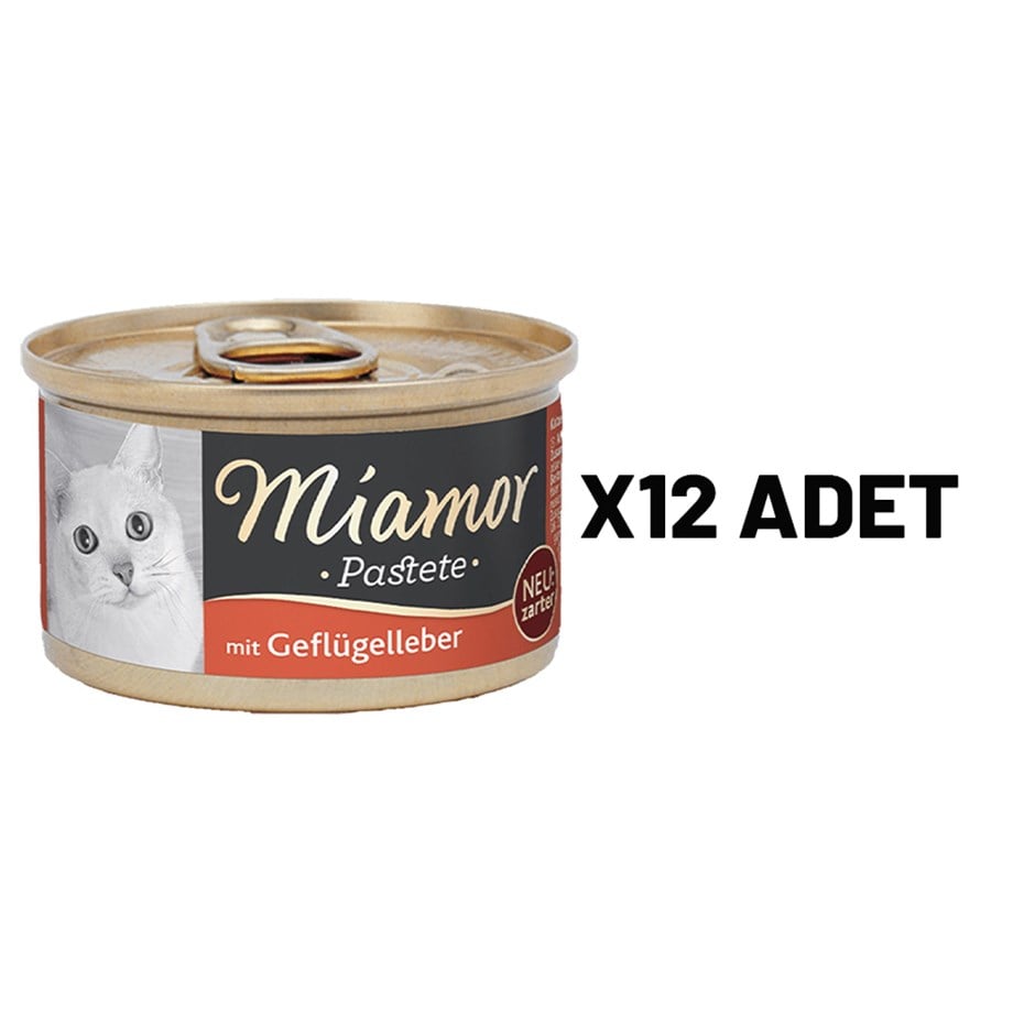 Miamor Pastete Kedi Ciğerli 85 Gr X 12 Adet