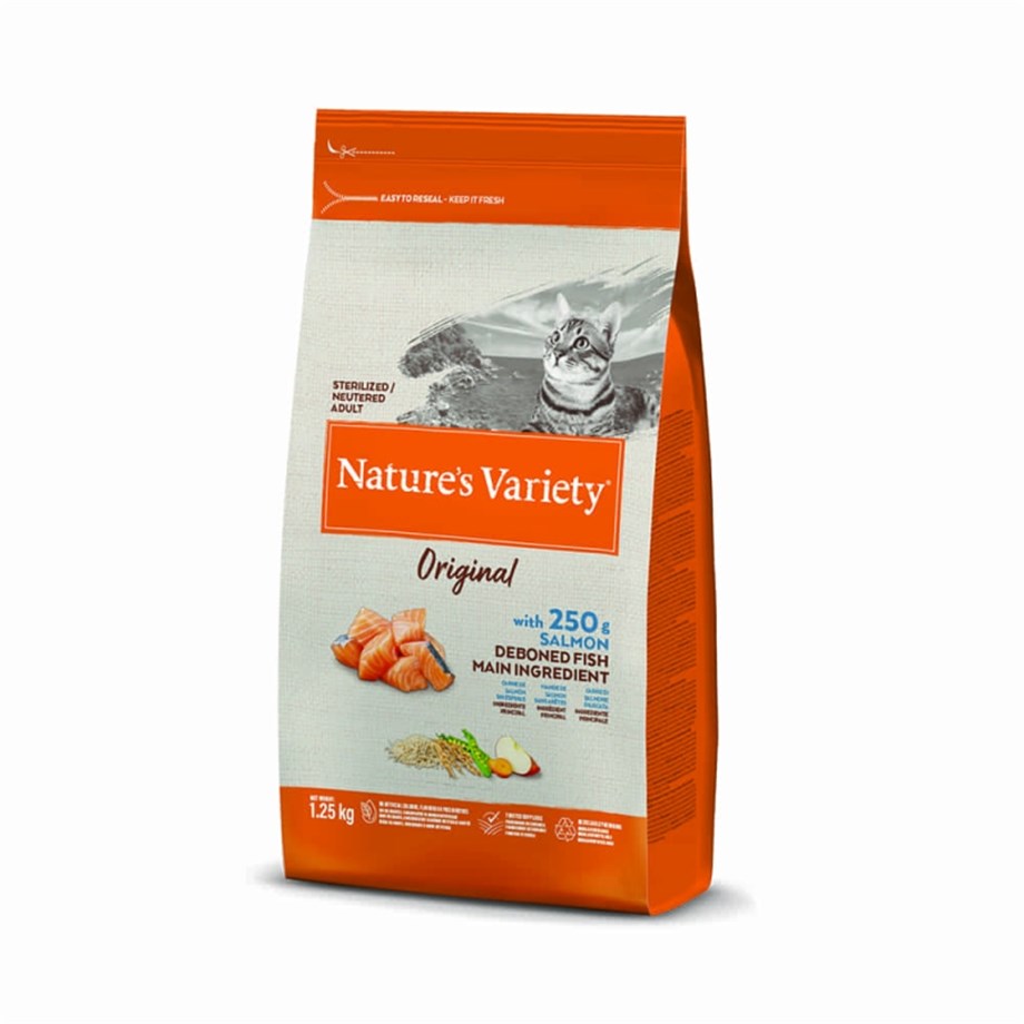 Nature's Variety Cat Sterilized Salmon 1,25 Kg