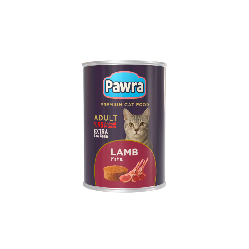 Pawra Yetişkin Kedi Kuzu Etli Pate Konserve