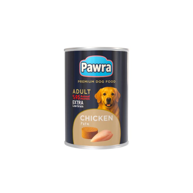 Pawra Yetişkin Köpek Tavuk Etli Pate Konserve