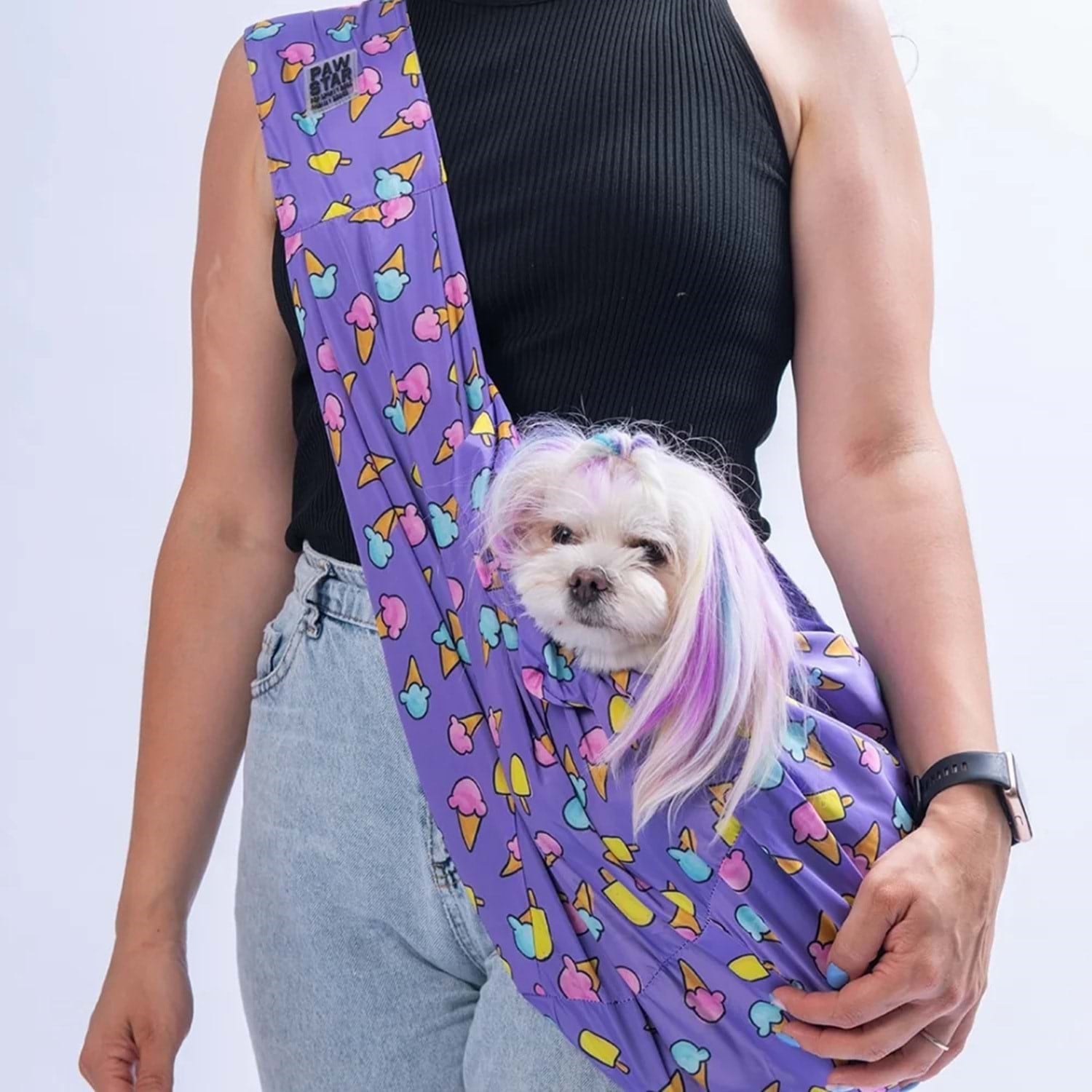 Pawstar Ice Cream Crossbody Bag - Köpek Gezdirme Çantası