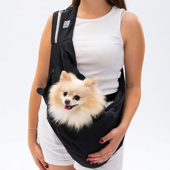 Pawstar Siyah Crossbody Çanta