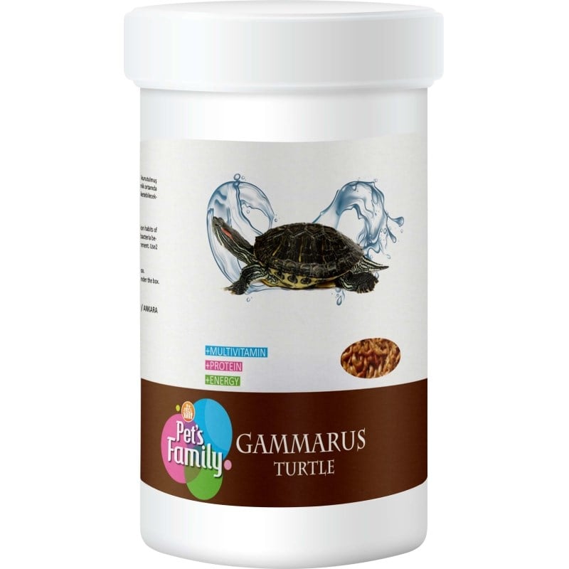 PETS FAMİLY GAMMARUS TURTLE 250ML/30g