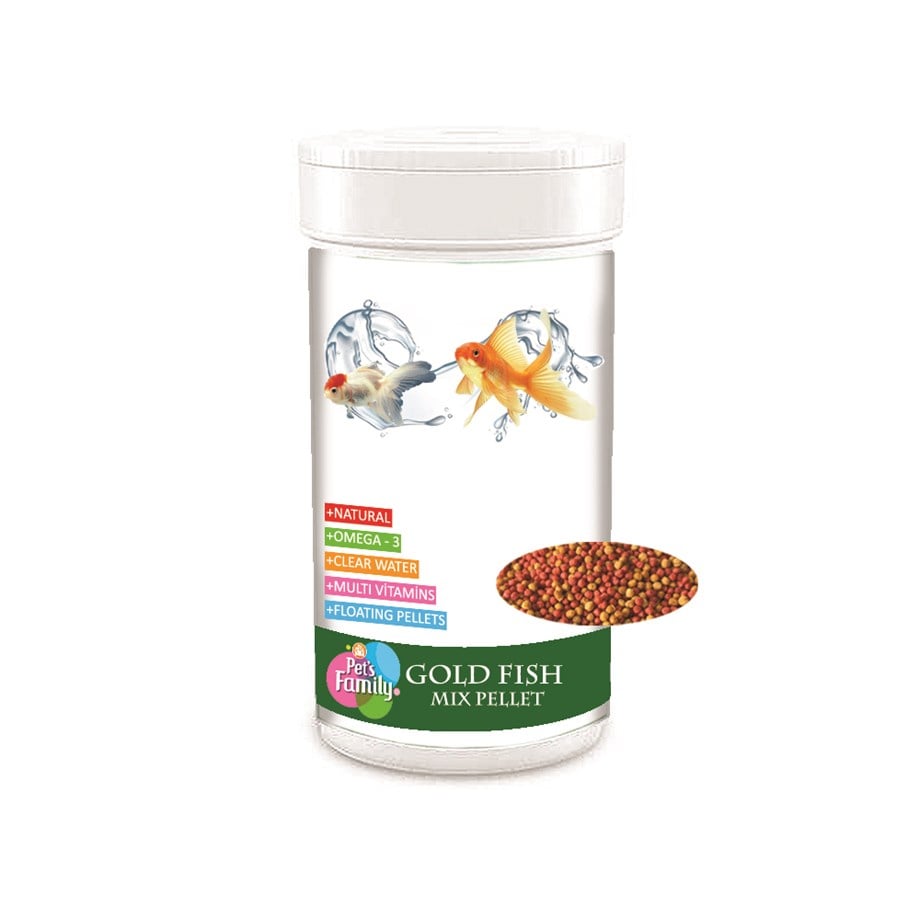 Pets Family Gold Fısh Mıx Pellet 250 Ml/90 G