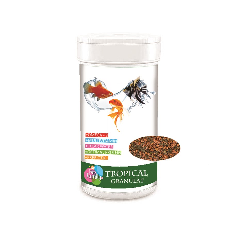 PETS FAMİLY TROPİCAL GRANULAT 250ML/100g