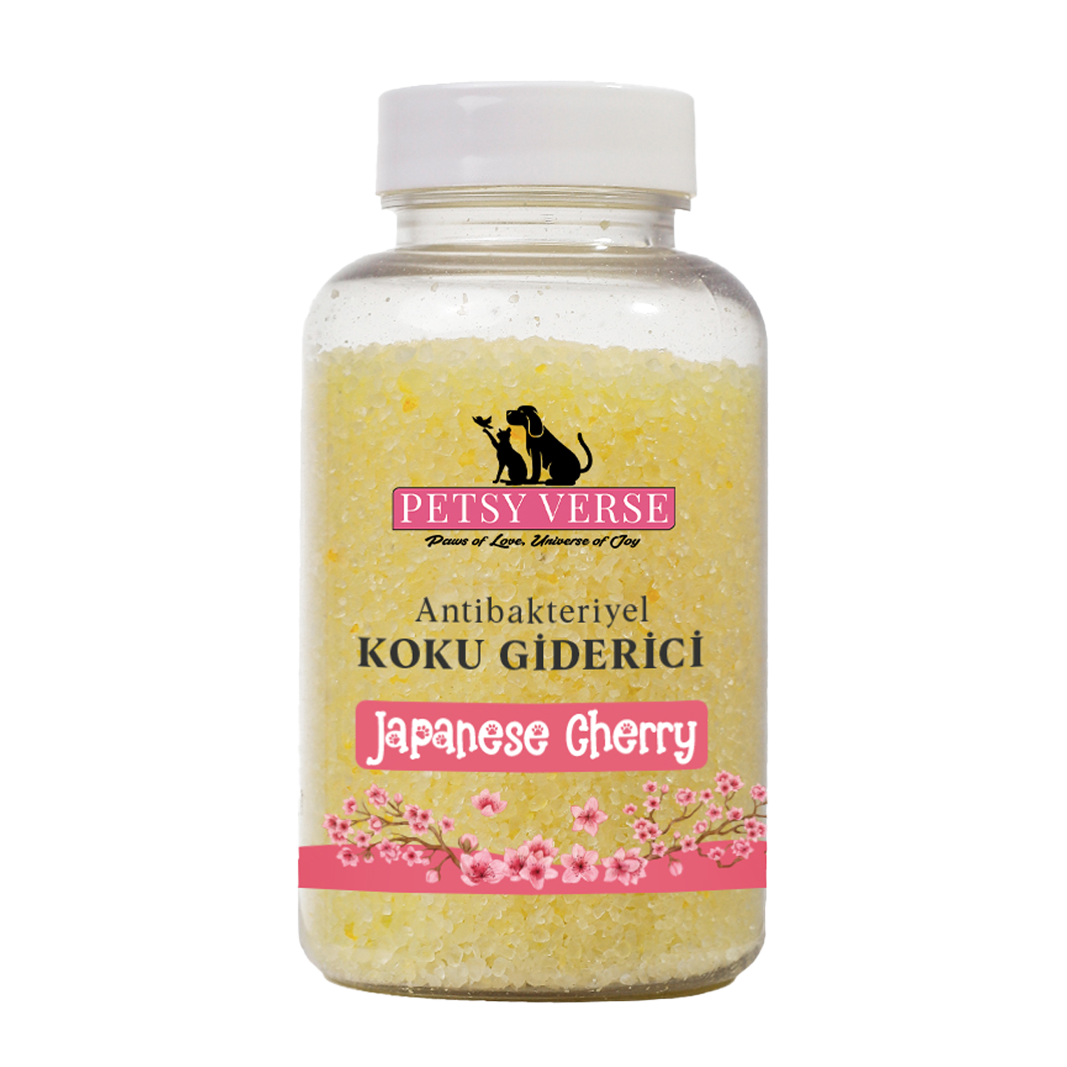 Petsy Verse Japon Kirazı Kokulu Kedi Kumu Koku Giderici 220gr
