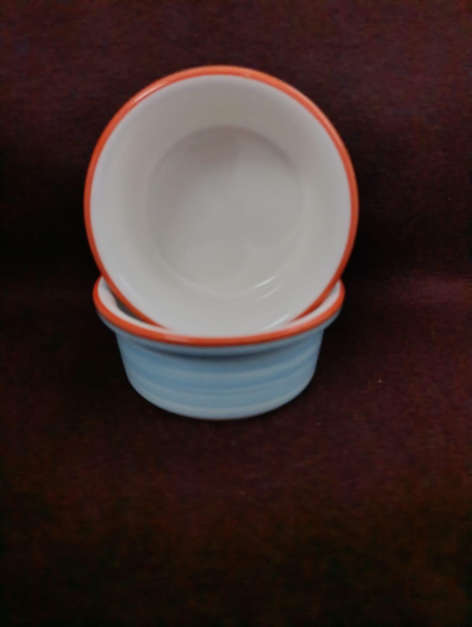 Raccoon Turnetli Mavi Seramik Mama Ve Su Kabı 300ml