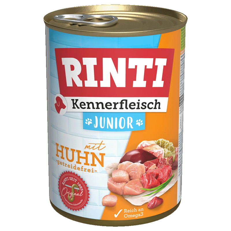 Rinti Tavuklu Konserve Yavru Köpek Maması 400g