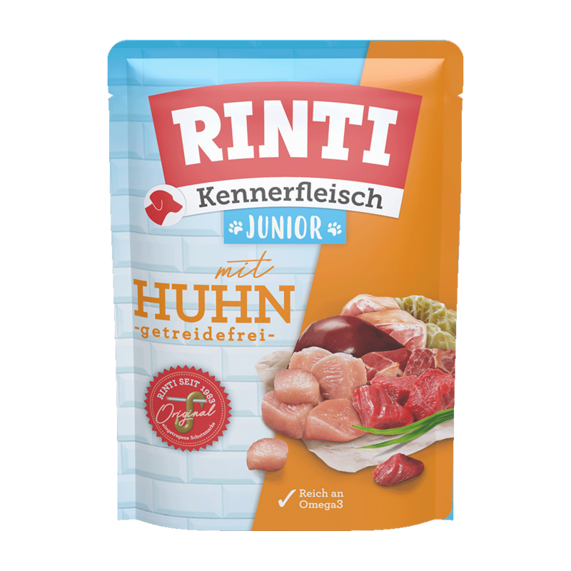 Rıntı Tavuklu Pouch Yavru Köpek Maması 400g