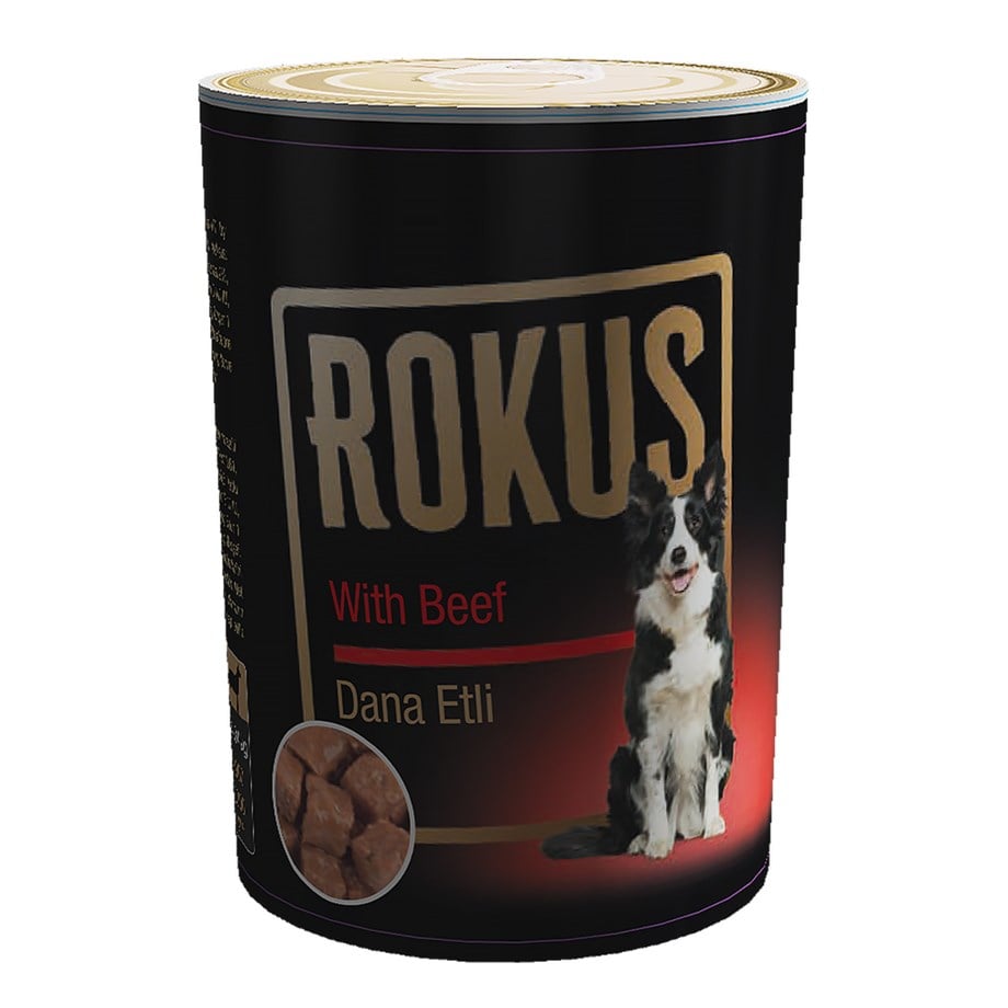 Rokus Dana Etli 410 G. Köpek Konserve  Maması