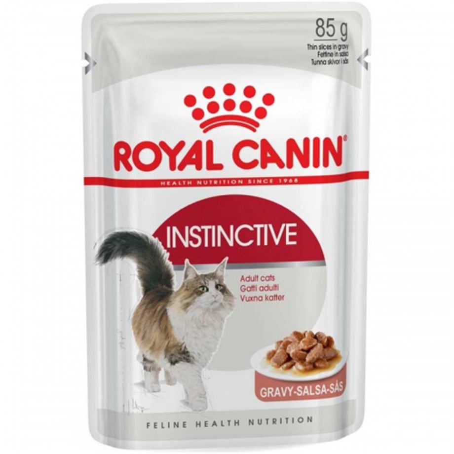 Royal Canin İnstinctive Soslu Parçacıklı Yetişkin Konserve Kedi Maması 85 Gr
