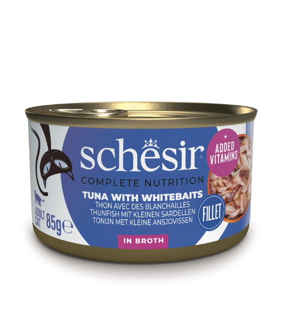 Schesir C177 Ton Balıklı Ringa Balıklı ve Pirinçli Kedi Konservesi 85 Gr