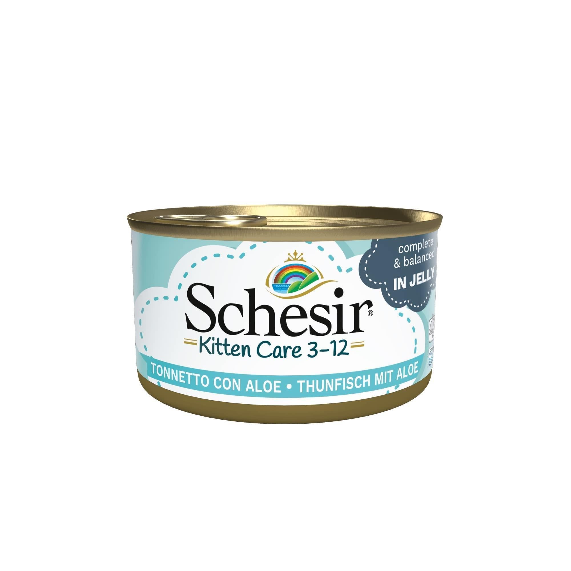 Schesir C184 Ton Balıklı Aloe Yavru Kedi Konservesi 85 Gr
