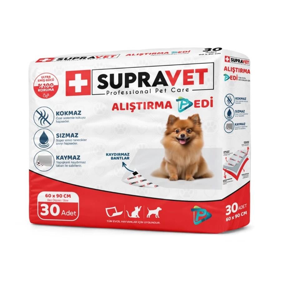 Supravet Alıştırma Pedi 60x90 Cm (30 Adet)