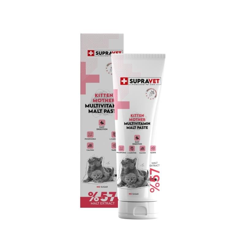 SUPRAVET KITTEN MOTHER MULTİ VİTAMİN MALT PASTE 100 GR