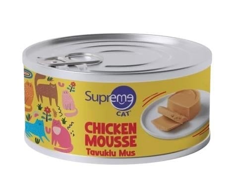 Supreme Cat Tavuklu Püre Yetişkin Konserve Kedi Maması 85gr