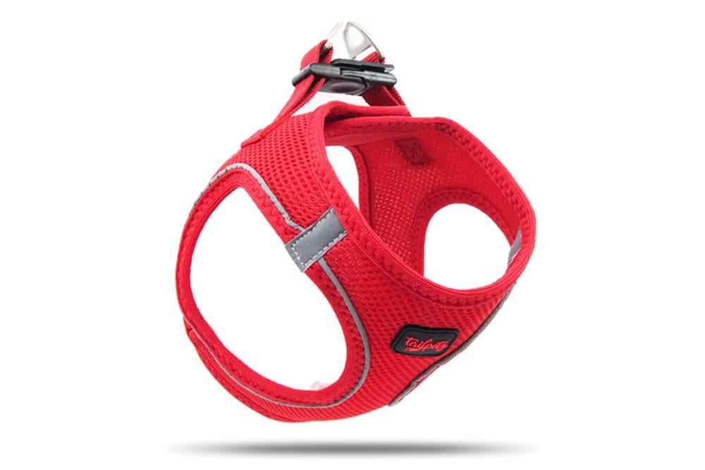 Tailpetz Air-Mesh Harness Köpek Göğüs Tasması Medium Kırmızı