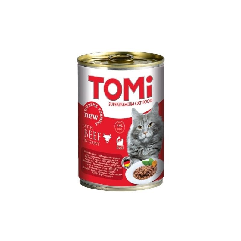 Tomi Kedi Dana Etli Yaş Mama 400g
