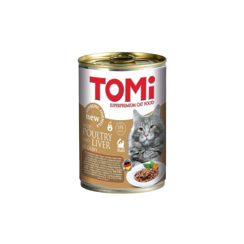 Tomi Kedi Kümes Hayvanlı Yaş Mama 400g