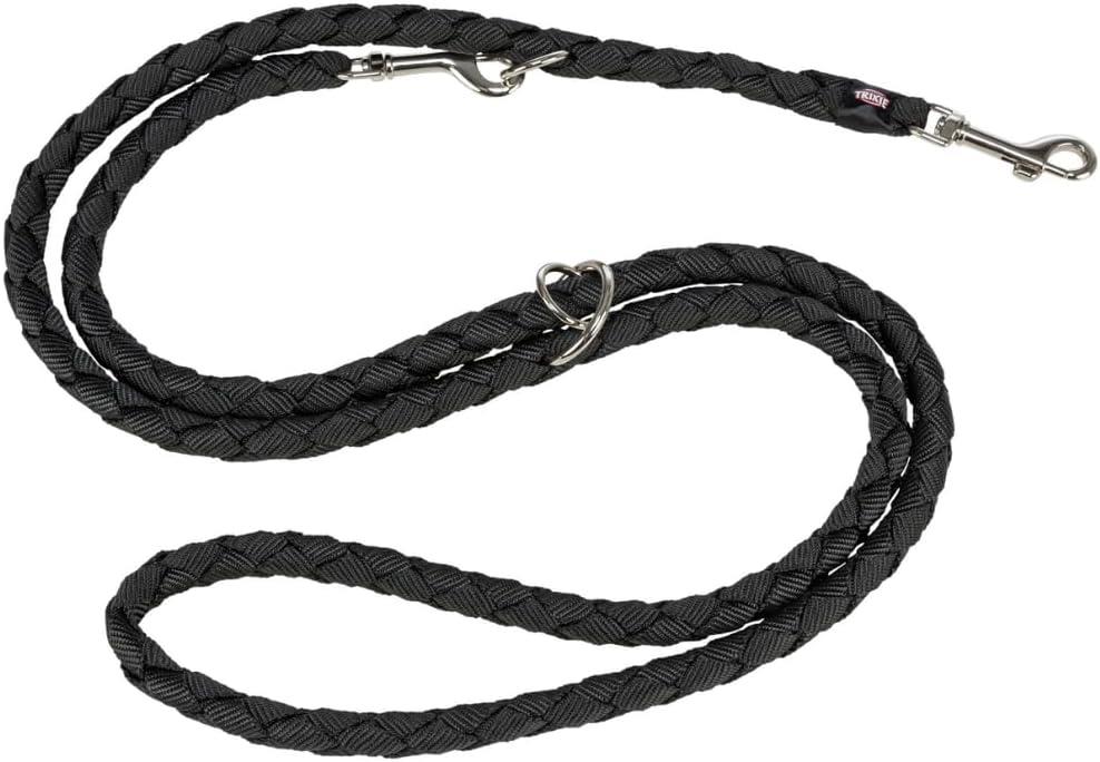 Trixie Cavo Ayarlanabilir Köpek Gezdirme Tasması L-XL 2M/12MM Siyah