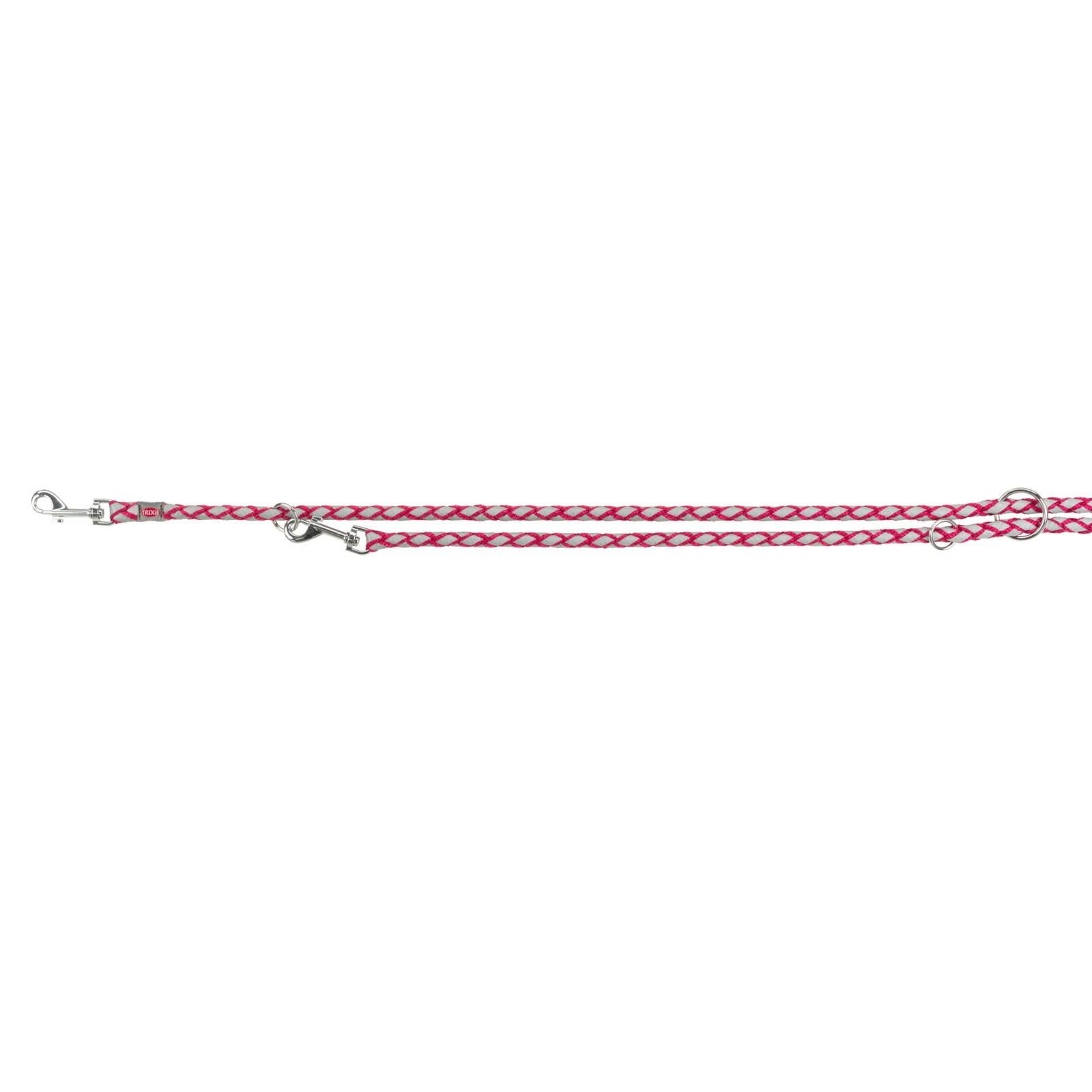 Trixie Cavo Reflektörlü Ayarlanabilir Köpek Gezdirme Kayışı L-XL : 2 Mt / 18 mm Fuşya