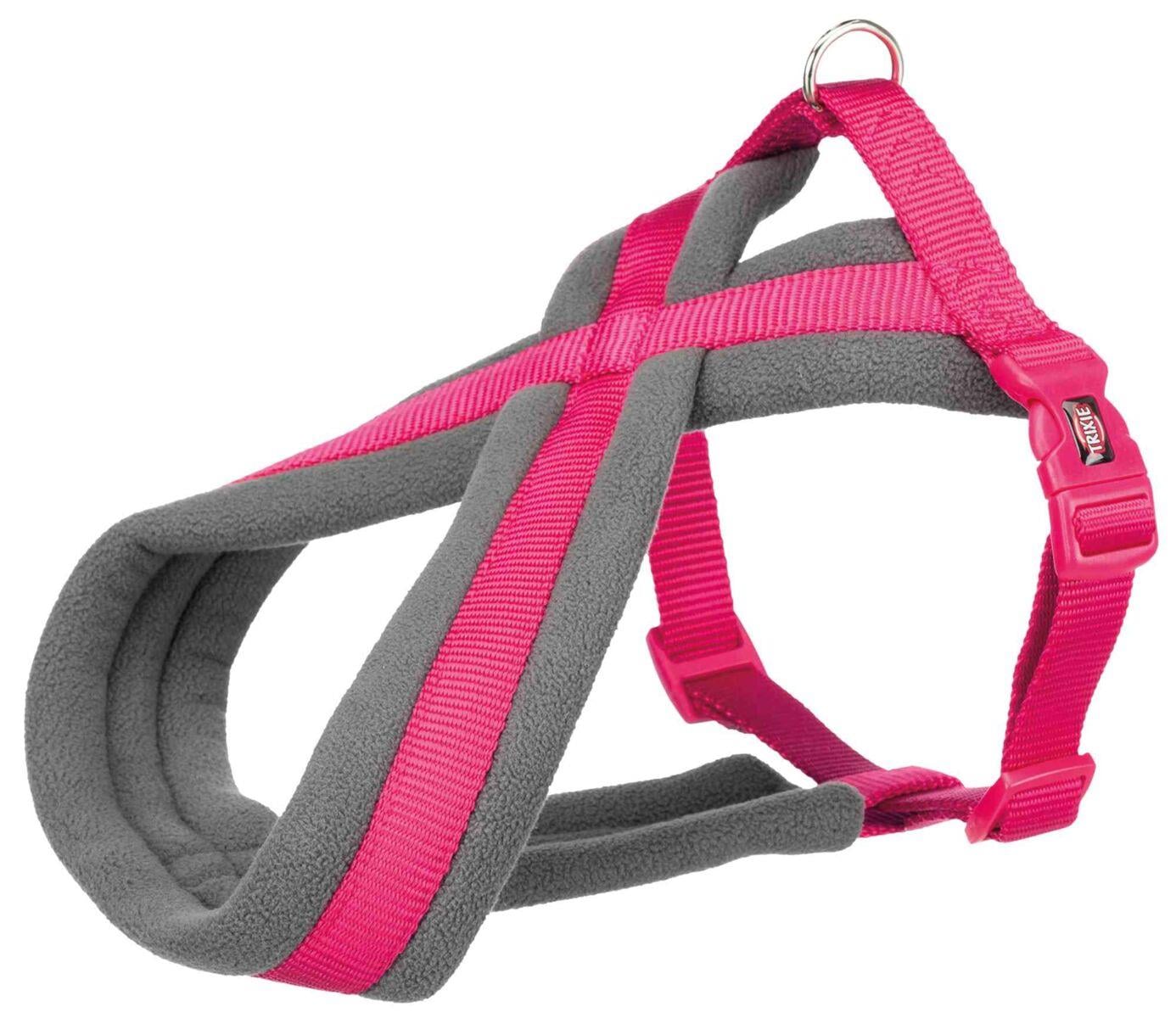 Trixie Premium Köpek Yürüyüş Göğüs Tasması M/L 50-90 Cm / 25 MM Fuşya