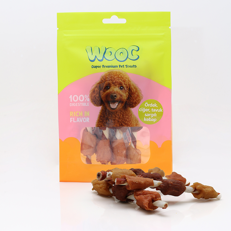 Wooc Dog Tavuk & Ördek & Ciğer Sargılı Stick Ödül 80 g